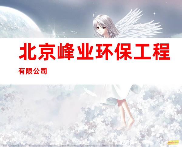 北京峰业环保工程有限公司